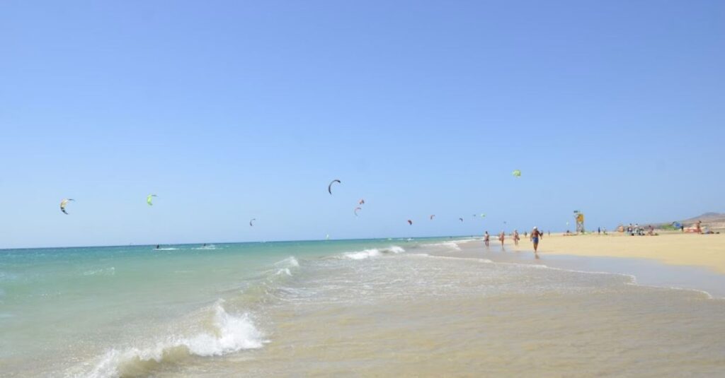 playa de la barca fuerteventura kitesurf